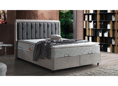 Design del letto Letto matrimoniale di lusso Letti imbottiti Mobili da camera da letto 180x200