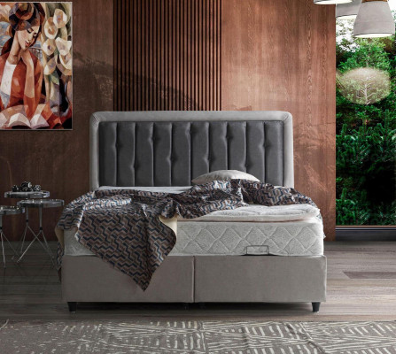 Design del letto Letto matrimoniale di lusso Letti imbottiti Mobili da camera da letto 180x200