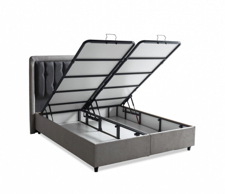 Design del letto Letto matrimoniale di lusso Letti imbottiti Mobili da camera da letto 180x200