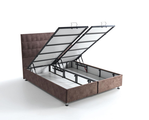 Design del letto Letti di lusso Contenitore sotto il letto Camera da letto Mobili Tessuto 160x200