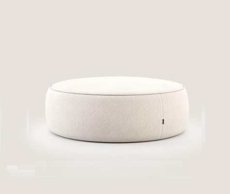 Bianco lusso poggiapiedi rotondo pouf sedute mobili di design eleganti mobili
