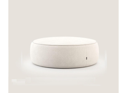 Bianco lusso poggiapiedi rotondo pouf sedute mobili di design eleganti mobili