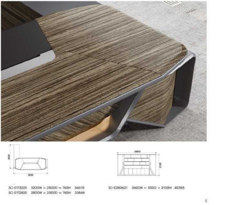 Design scrivania ad angolo arredamento ufficio stanza mobili tavolo mobili da ufficio