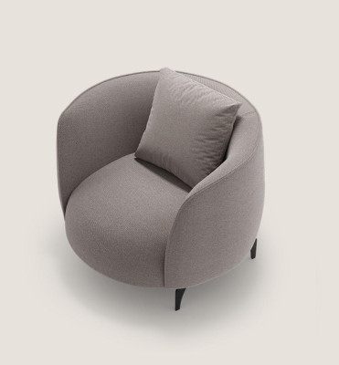 Marrone Moderna poltrona da soggiorno monoposto di lusso Design Poltrone Lounge