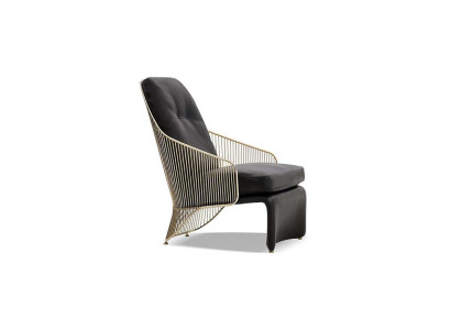 Poltrona monoposto da salotto nero di design Lounge.