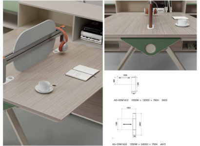 Design scrivania d'angolo Arredamento ufficio Mobili Scrivanie Mobili