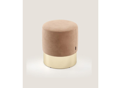 Poggiapiedi beige Pouf design Pouf sgabello imbottito Sedute tessili