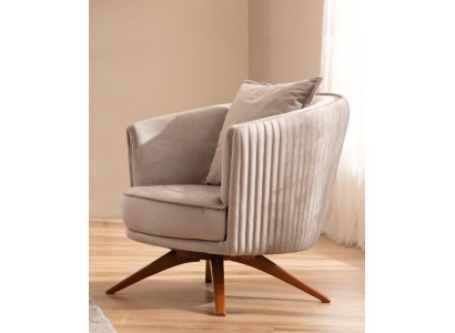 Design poltrona divano imbottito di lusso 1 posto in velluto tessile singolo nuovo