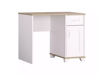 Tavolo per bambini scrivania scrivania moderna in legno bianco.