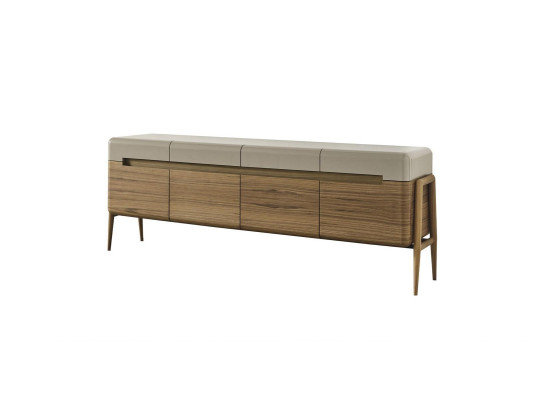 Sideboard credenza comò in legno marrone mobile da sala da pranzo comodini