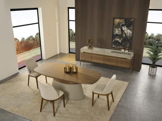 Tavolo da pranzo Tavolo da pranzo Tavolo angolare Sala da pranzo 208 cm Legno Marrone  Tavolo da pranzo Tavolo da pranzo Tavolo d'angolo Sala da pranzo 208 cm Legno Marrone