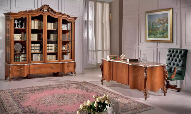 Scrivania Tavolo Arredamento italiano Mobili Legno Ufficio Segretario