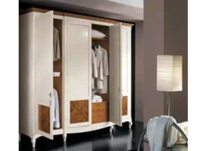 Camera da letto Armadio di lusso Bianco armadio in legno Mobili moderni Nuovi
