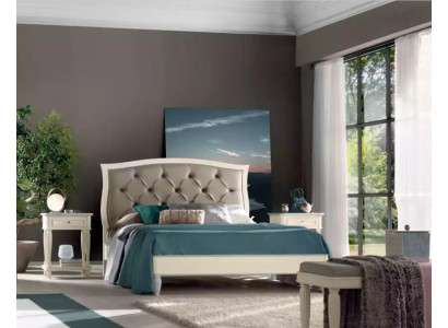 Letto 2x Comodini 5 pz. Camera da letto Design di lusso Comò Completo