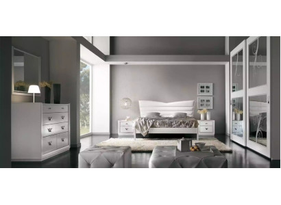 Camera da letto Mobili Italia Armadio in legno Massello Armadio Bianco Nuovo