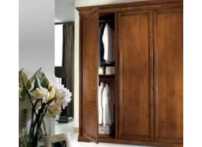 Armadio guardaroba Armadio di lusso in legno Design Mobili Camera da letto Marrone Nuovo