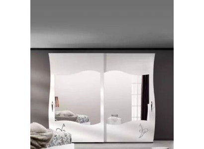 Modern armadio guardaroba in legno massiccio scaffale camera da letto armadio bianco nuovo