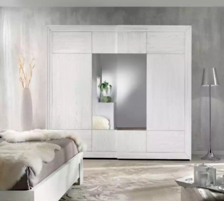 Armadio Bianco Armadio in Legno Design Camera da Letto Moderno Mobili Nuovi