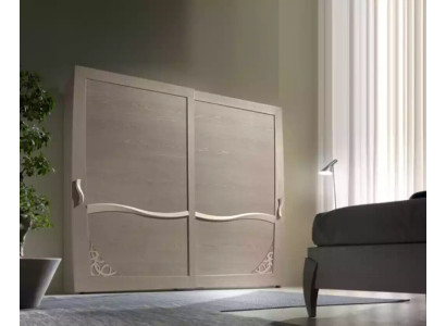 Armadio di lusso Mobili italiani Armadio da camera da letto in legno massello