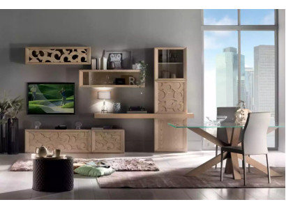 Mobile soggiorno stile legno Mobili classici italiani per il soggiorno Cassettiera