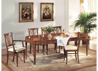 Set da pranzo gruppo Ess in legno Tavolo 7 pezzi Set completo Tavolo da pranzo 6 sedie