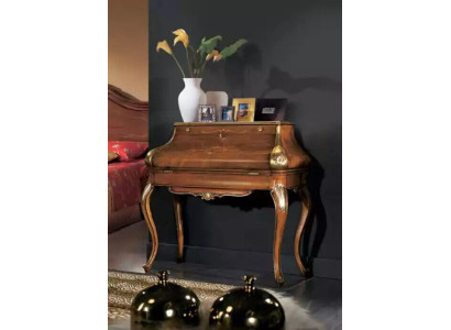 Design lusso Marrone tavolino consolle in legno per camera da letto.