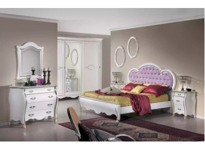 Imbottitura del letto Design Letti d'hotel Chesterfield doppi di lusso Mobili in legno Letto