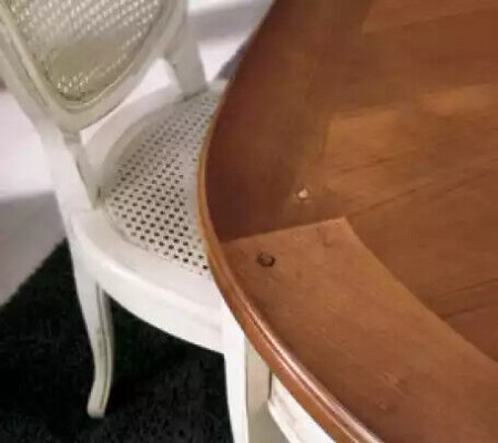 Tavolo da pranzo Set ovale Tavolo da pranzo con 4 sedie Sala da pranzo