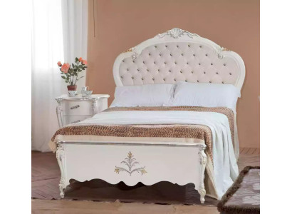 Design letto 120x200cm Chesterfield letto in legno Letti Camera d'albergo Matrimoniale