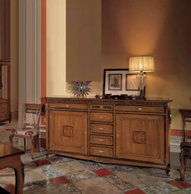 Mobile armadio di lusso in legno credenza italiana cassettiera armadio