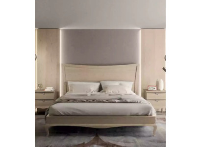 Mobili di design Moderno letto di lusso 2 comodini Set camera da letto 3 pezzi. Nuovo