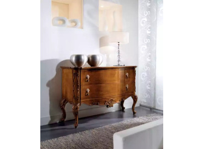 Comò design di lusso in legno per la camera da letto, nuovo, marrone.