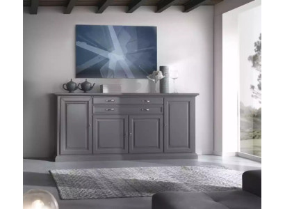 Comò armadio sideboard Classico lussuoso mobile da soggiorno in legno