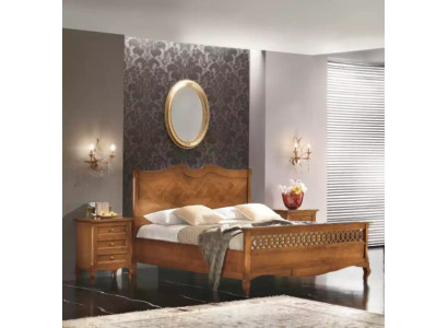 Letto 2x Comodini 3 pezzi. Mobili italiani Camera da letto in legno Nuovo set