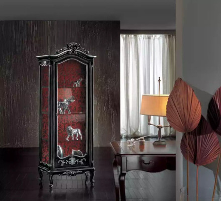 Design credenza Mobili italiani Vetrina di lusso in legno di design