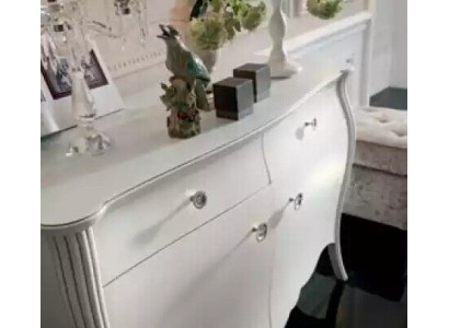 Mobiletto credenza bianco in legno massiccio credenza mobile tv cassettiera.