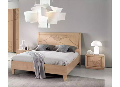 Design camera da letto 3 pezzi. Letto 2 comodini Moderno Set letti di lusso