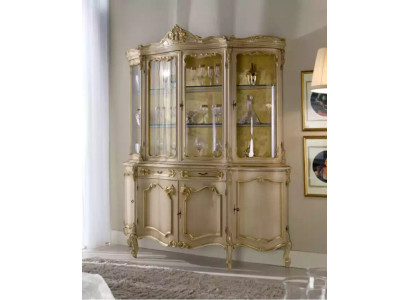 Vetrina soggiorno armadio in vetro armadi credenze legno mobili italiani