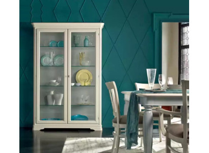 Vetrina Vetrina in vetro Legno Soggiorno Vetrine Mobili di lusso italiani