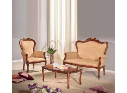 Sofà 2 posti set divano design divano imbottito classico lusso nuovo