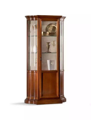 Vetrina in vetro Armadio Vetrina Soggiorno Legno Mobiletto Mobili italiani