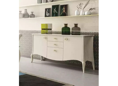Mobili italiani credenza comò arredamento di lusso in legno per il soggiorno