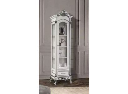 Vetrina armadio vetro soggiorno bianca design mobili italiani nuovi