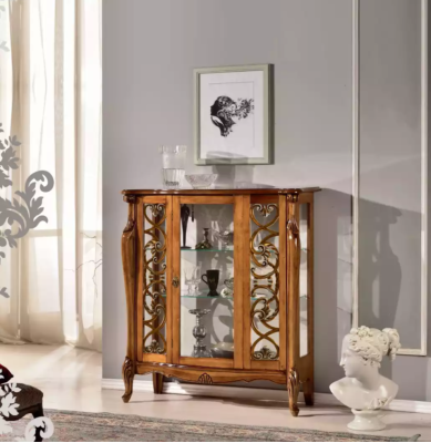 Vetrina classica, mobili da soggiorno, armadi, armadio in vetro, legno.