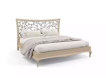 Letto Letti matrimoniali Moderno Struttura letto di lusso Design Cornice letto Legno Nuovo