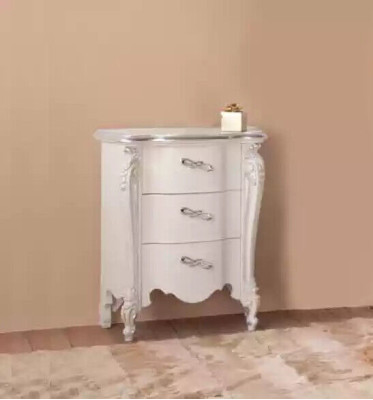 Comodino moderno con 3 cassetti mobile in legno design nuovo.