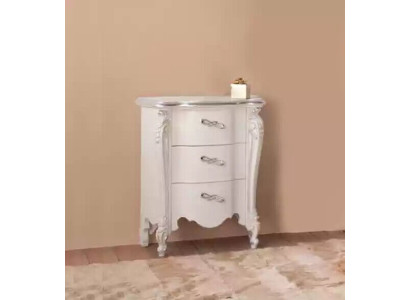 Comodino moderno con 3 cassetti mobile in legno design nuovo.