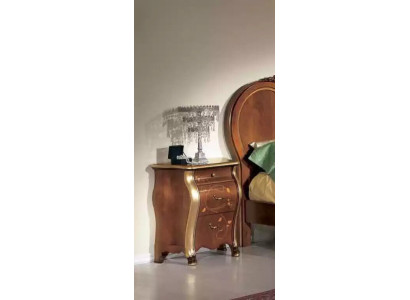 Comodini Comodino Design classico Mobili Legno Marrone Tavolini laterali