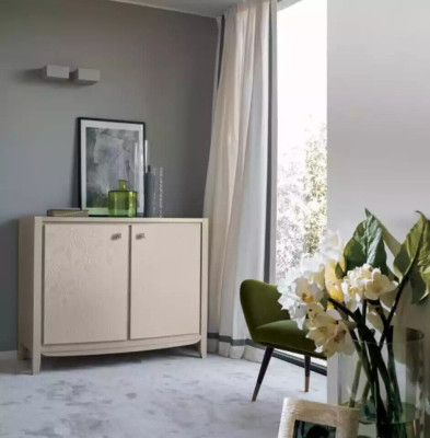 Sideboard Comò Armadio Classico Comò di lusso Soggiorno Beige