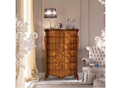 Lussuoso comò in legno in stile classico, nuovo mobile da soggiorno
